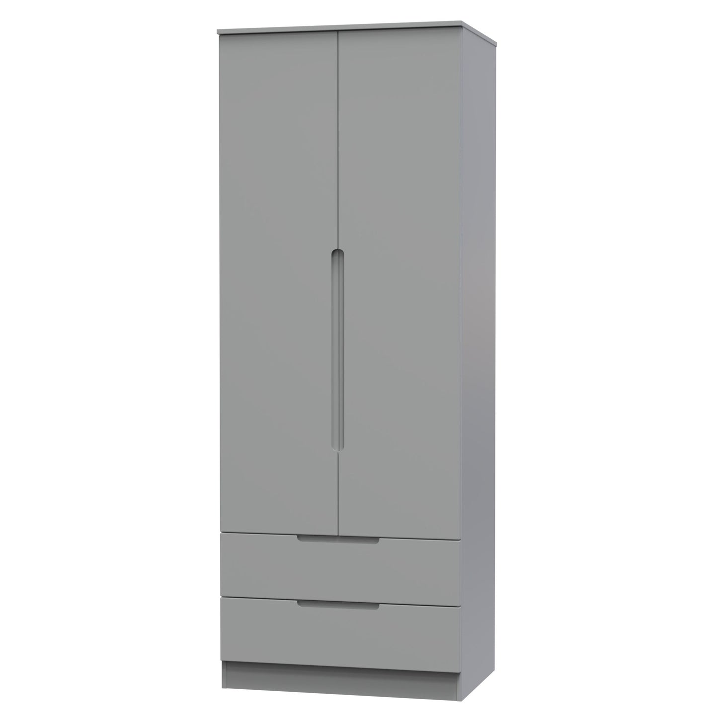 Milan Tall 2 Door 2 Drawer wardrobe