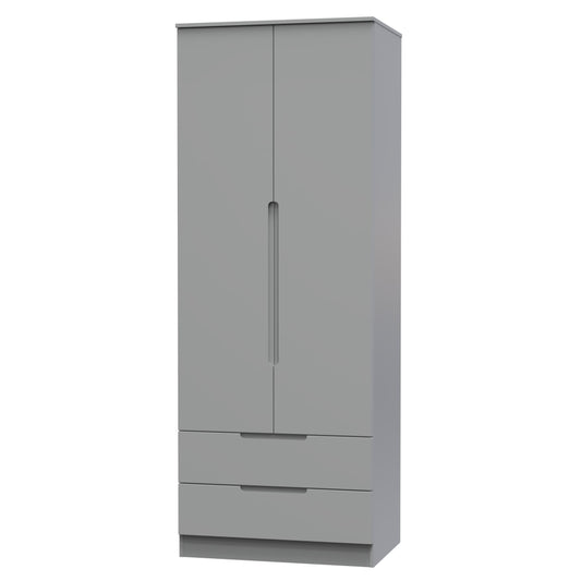 Milan Tall 2 Door 2 Drawer wardrobe