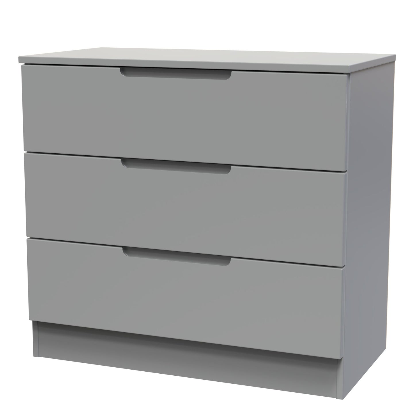 Milan 3 drawer chest of drawers