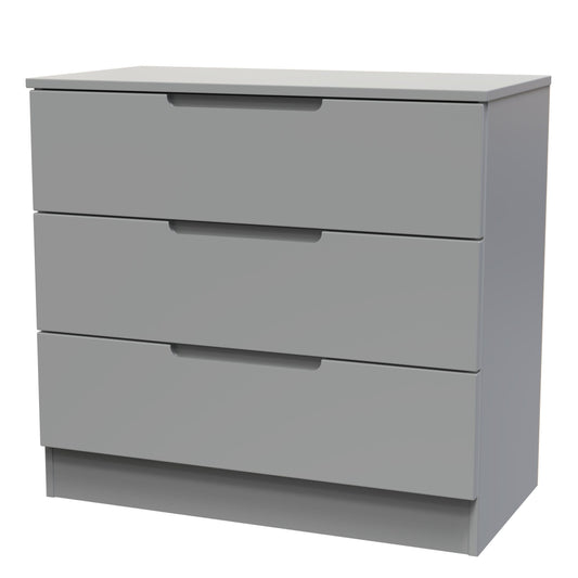 Milan 3 drawer chest of drawers