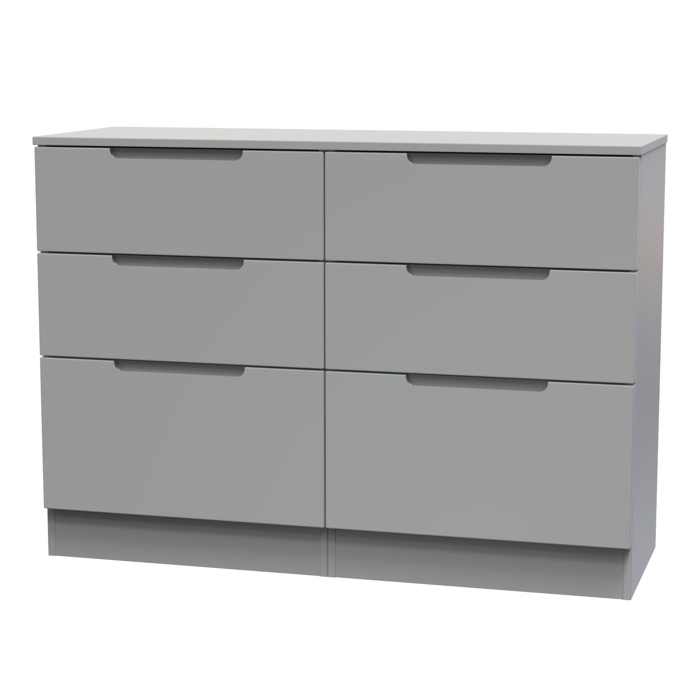 Milan 6 drawer chest of drawers