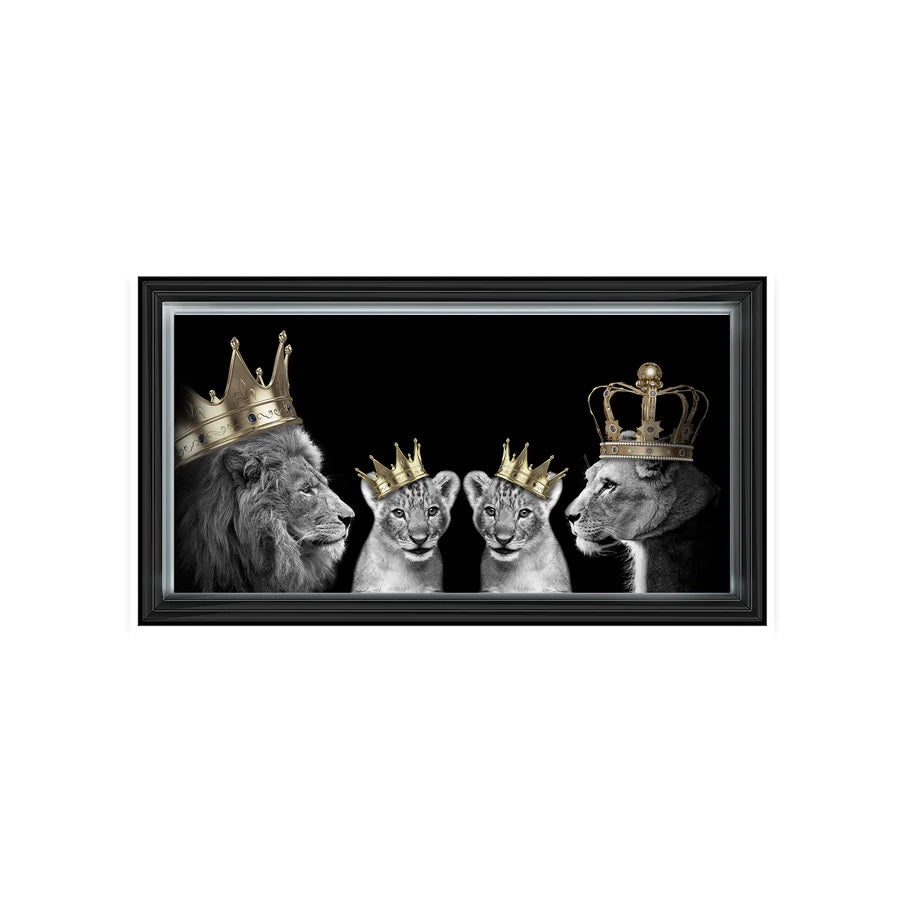 Family Of Lions G4 - Liquid art