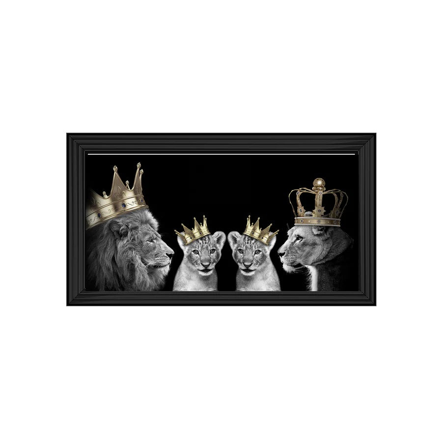 Family Of Lions G4 - Liquid art