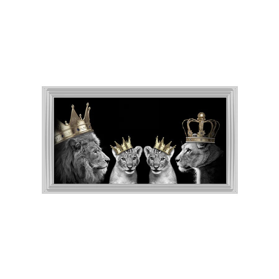 Family Of Lions G4 - Liquid art
