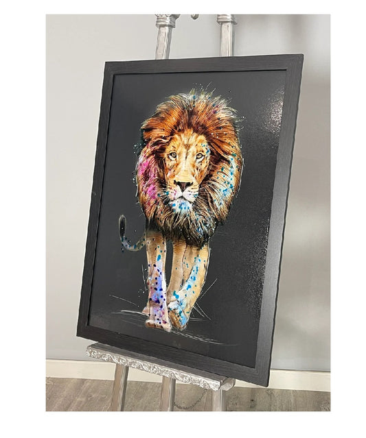 Colourful Lion- Over-varnish