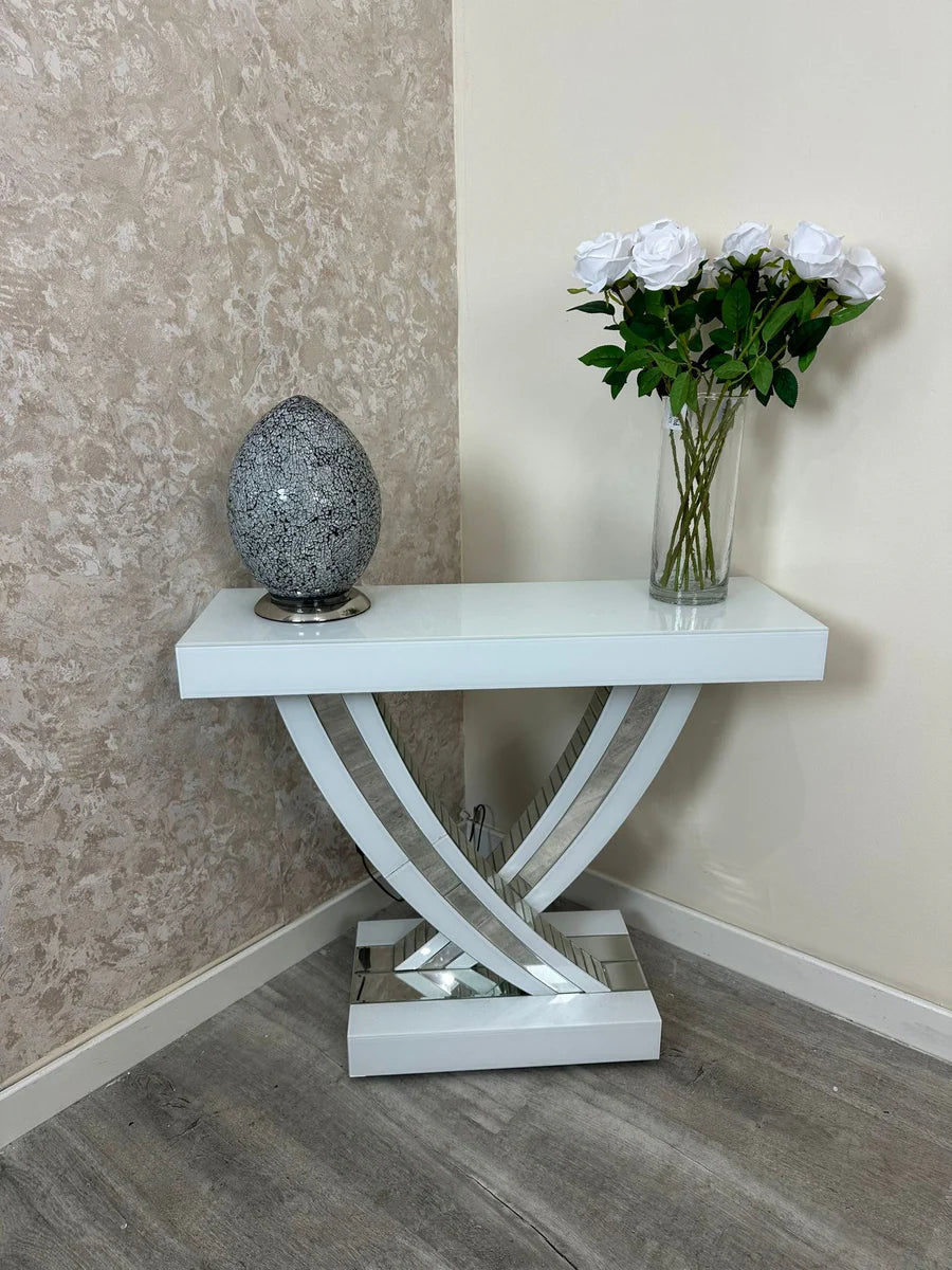 Bianco console table