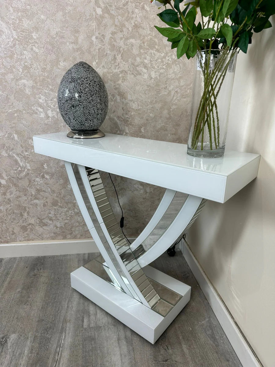 Bianco console table