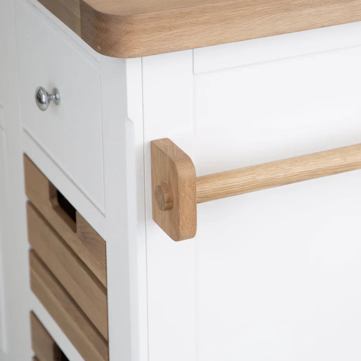 Clearwater Large Kitchen Island - Worktop made with quartz