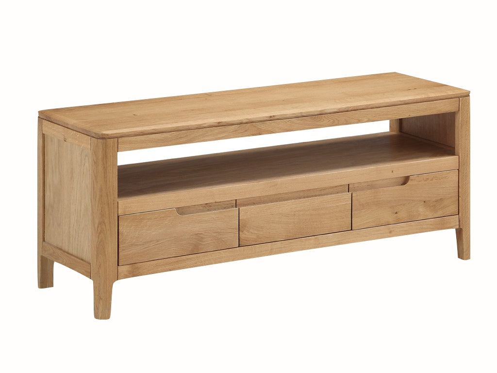 Dallas Oak large tv unit