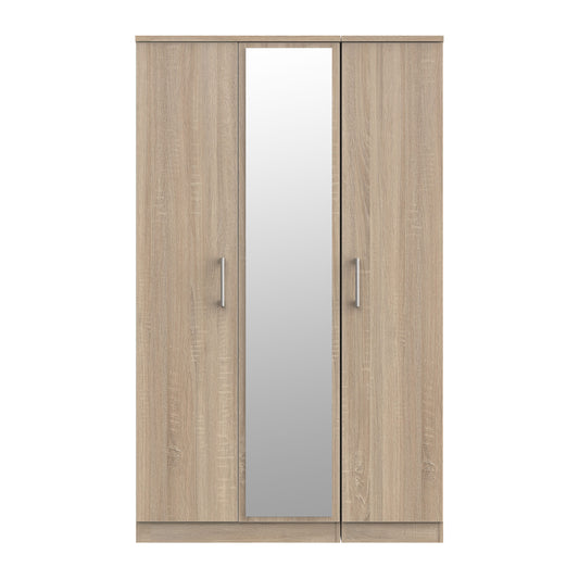 Daytona 3 door mirrored Wardrobe