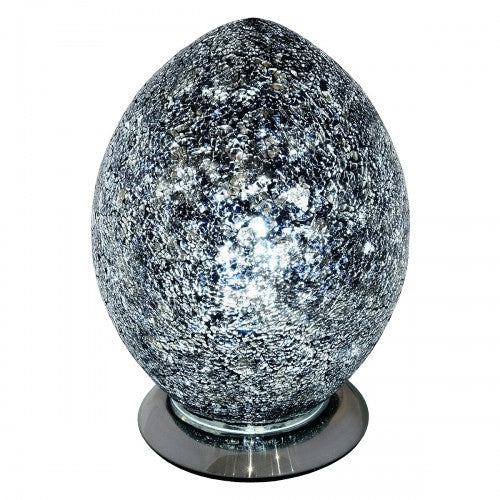 30cm Egg Lamp  - Black