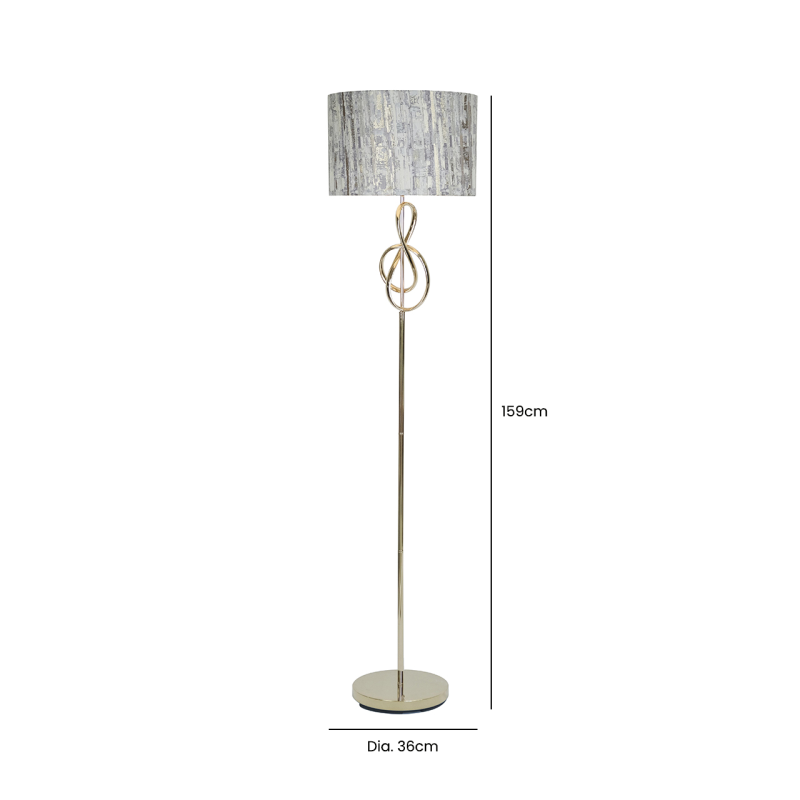 Gold Clef Floor lamp