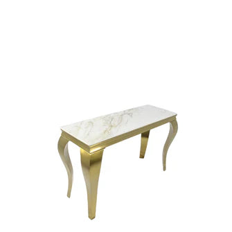 Gold Louis Console Table