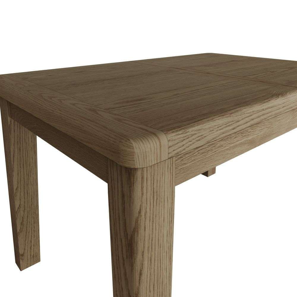 HO-Smoked Oak 130-180cm Ext Table & 4 Chairs