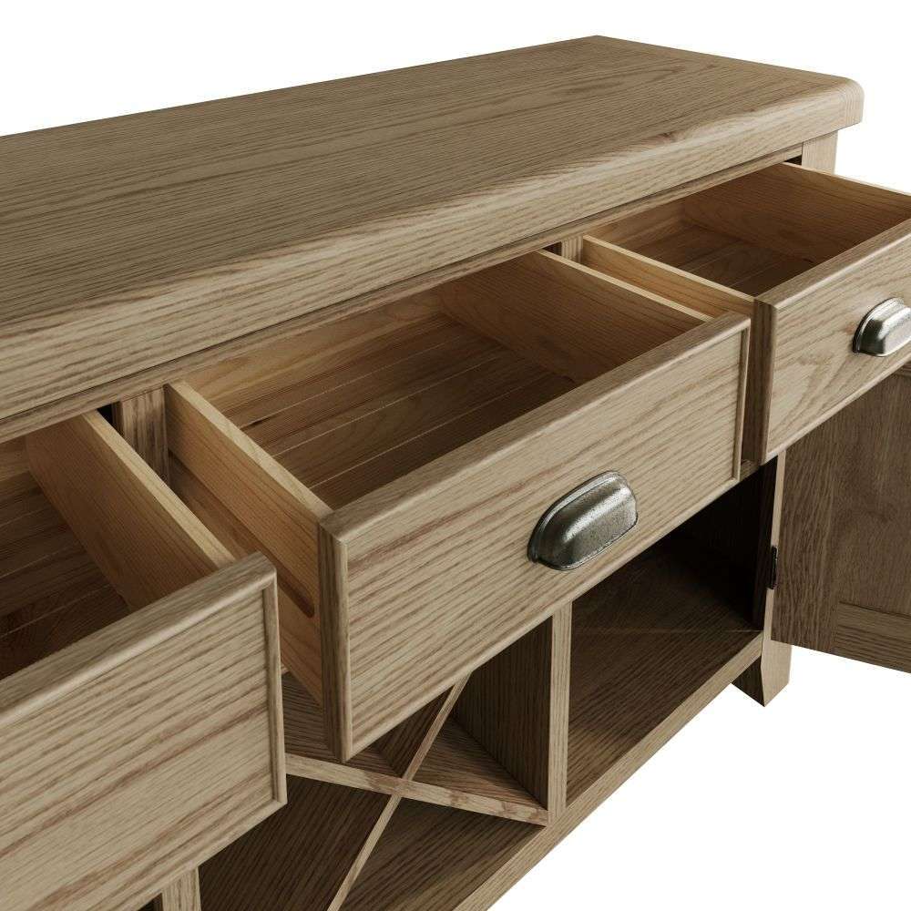 HO-Smoked Oak Large Sideboard