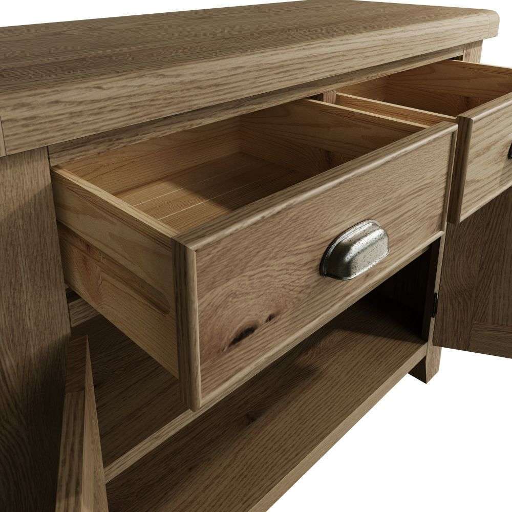 HO-Smoked Oak Sideboard