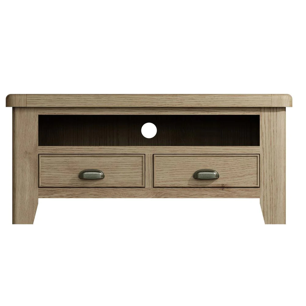HO-Smoked Oak Straight Tv unit