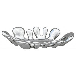 Ceramic Splash Dish -Chrome Or Gold