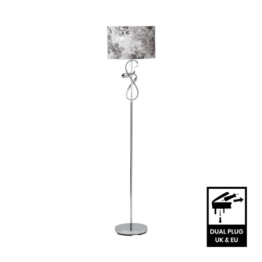 Swirl Floor Lamp Grey