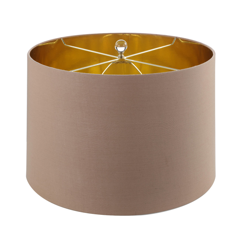 Brown & Gold Abstract Lamp