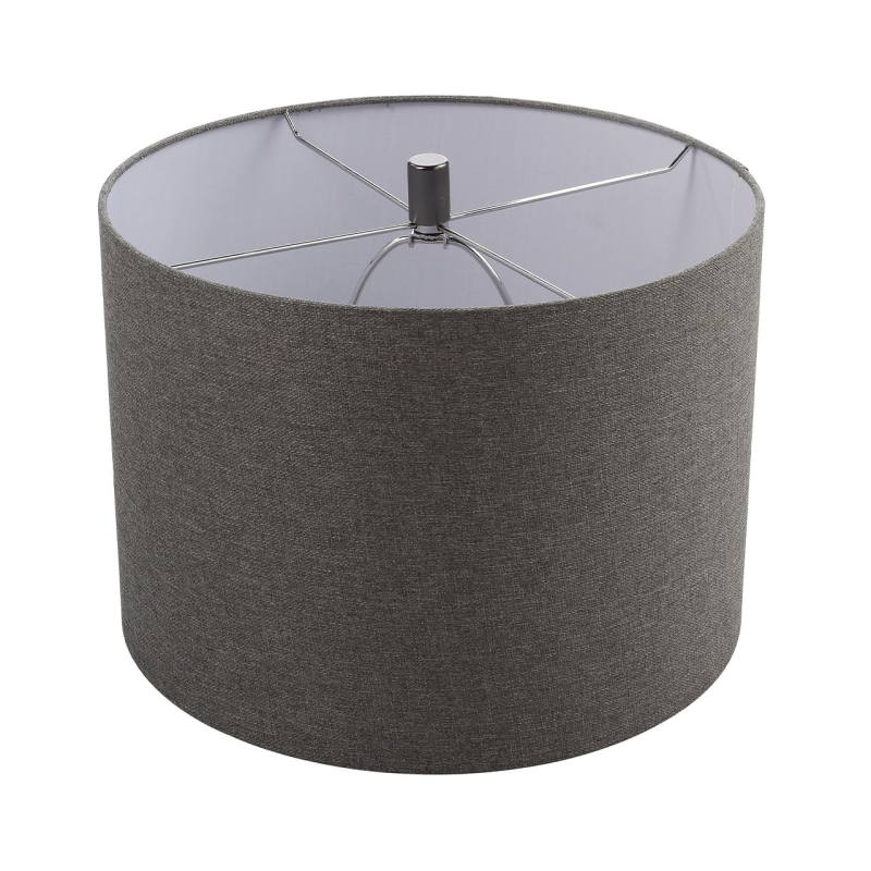 Smoke glass floor lamp