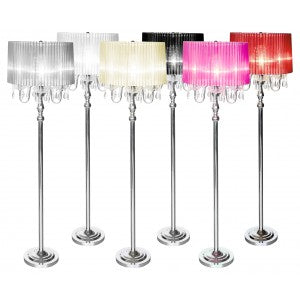 Crystal Floor Lamps - 6 colours