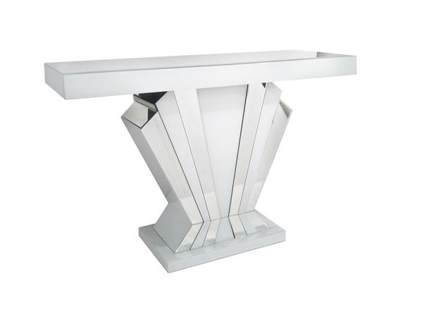 Bianco fan console table