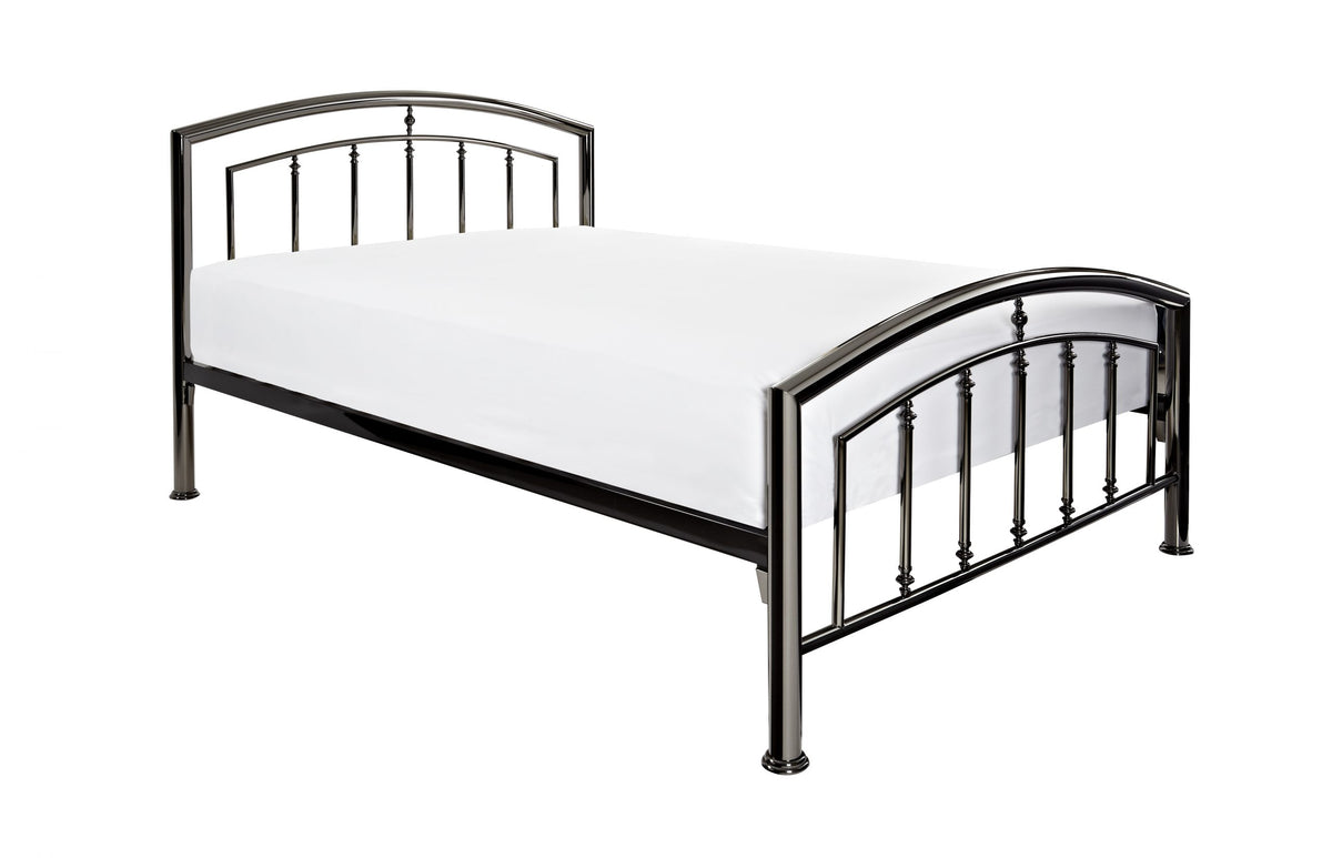 Carter Premier Bed frame -Black Nickel