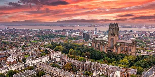 Liverpool Cathedral- Liquid art