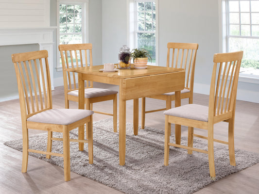 Anna Square DropLeaf table & 4 chairs