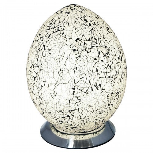 30cm Egg Lamp  - White