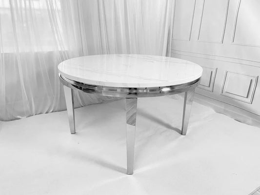 Luciano Marble Round Dining 1.3 Table