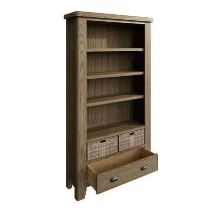 HO-Smoked Oak Large Bookcase