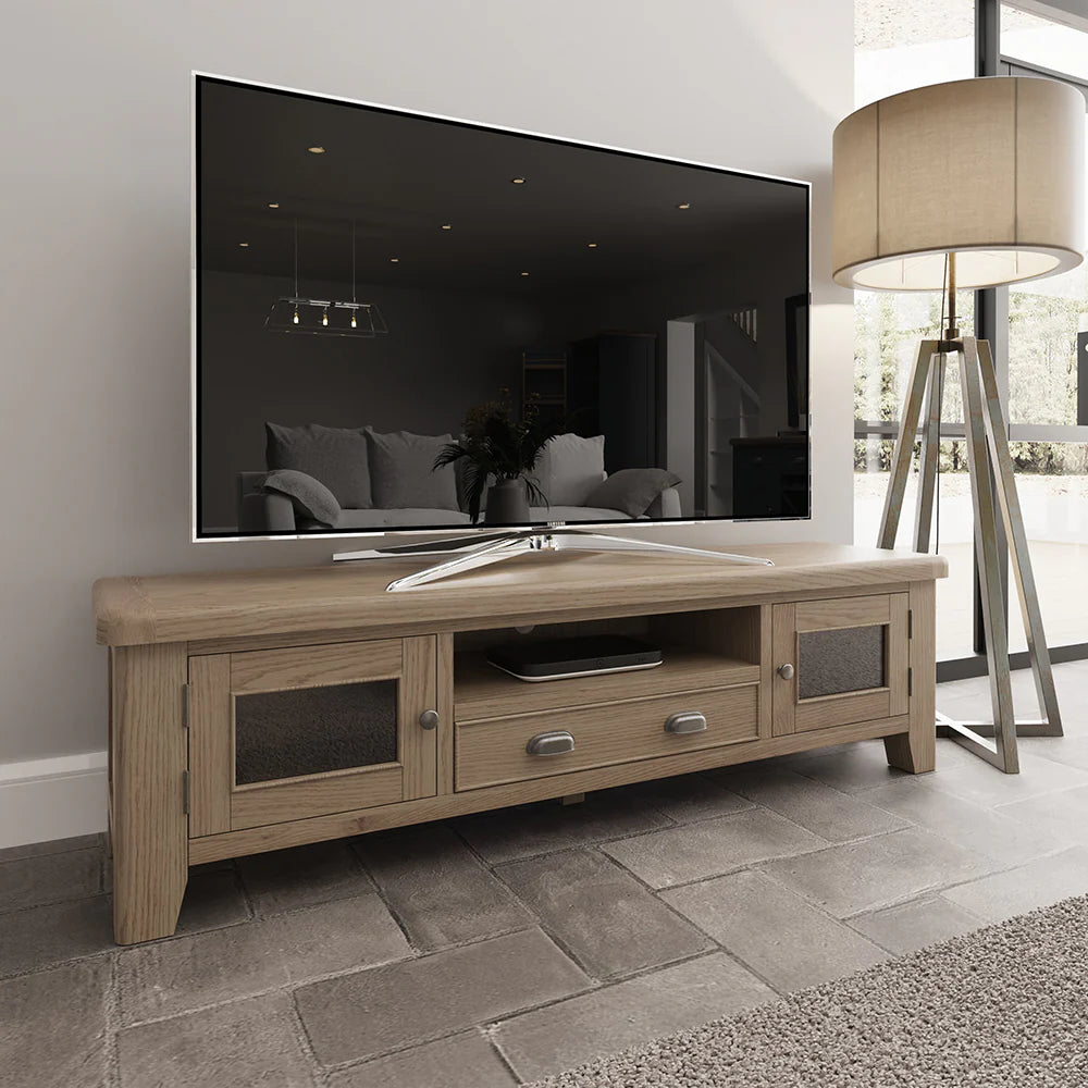 HO-Smoked Oak X-Large Tv unit