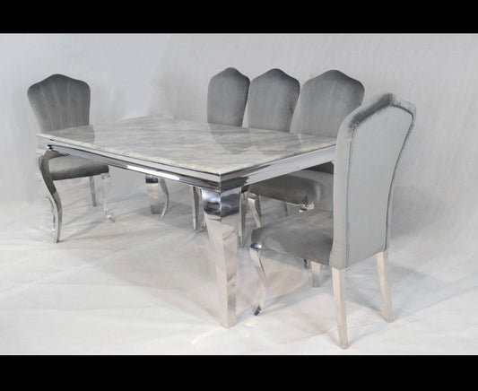 Louis marble Table & Chairs  (2 sizes)