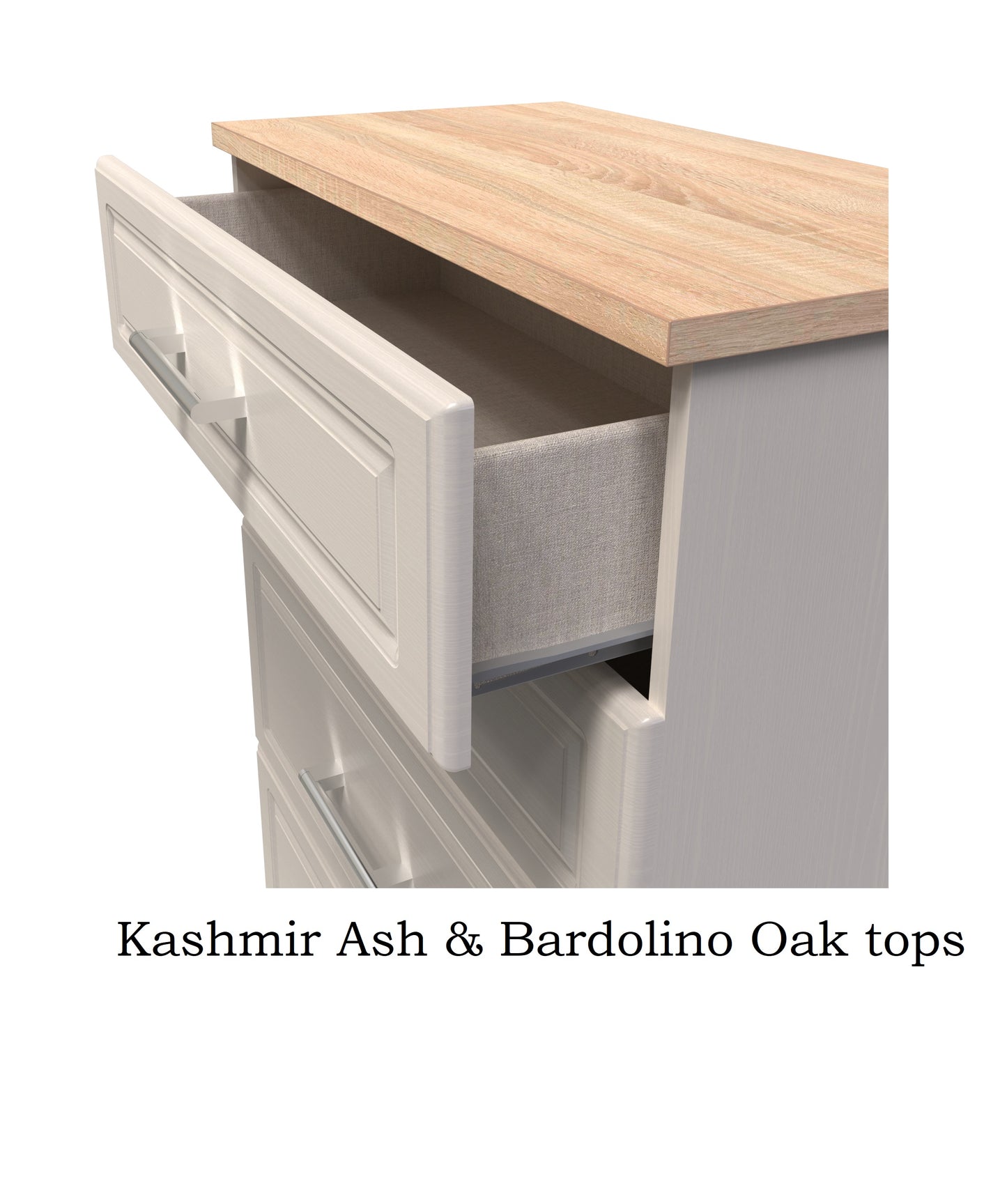 Kendal 3 drawer bedside