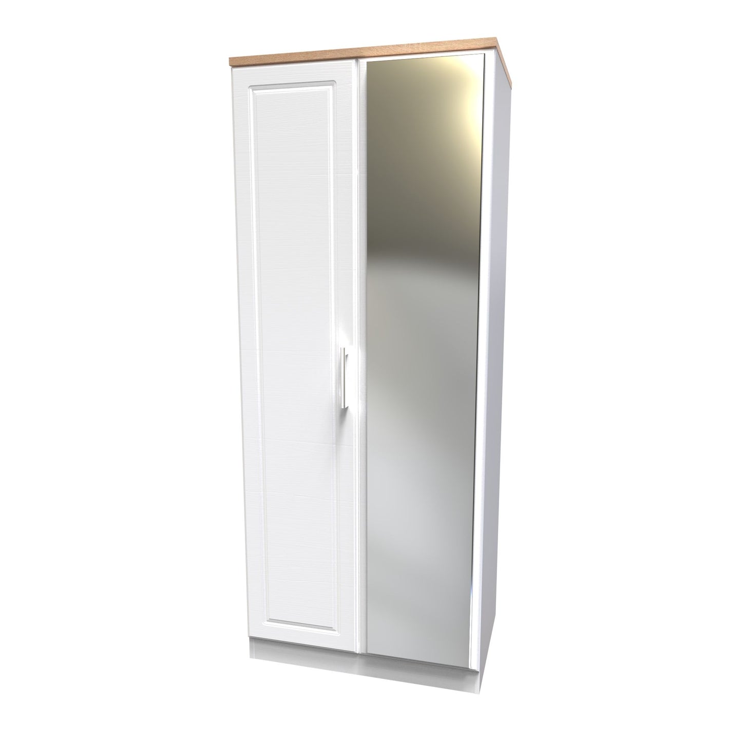 Kendal 2 Door Mirrored Wardrobe