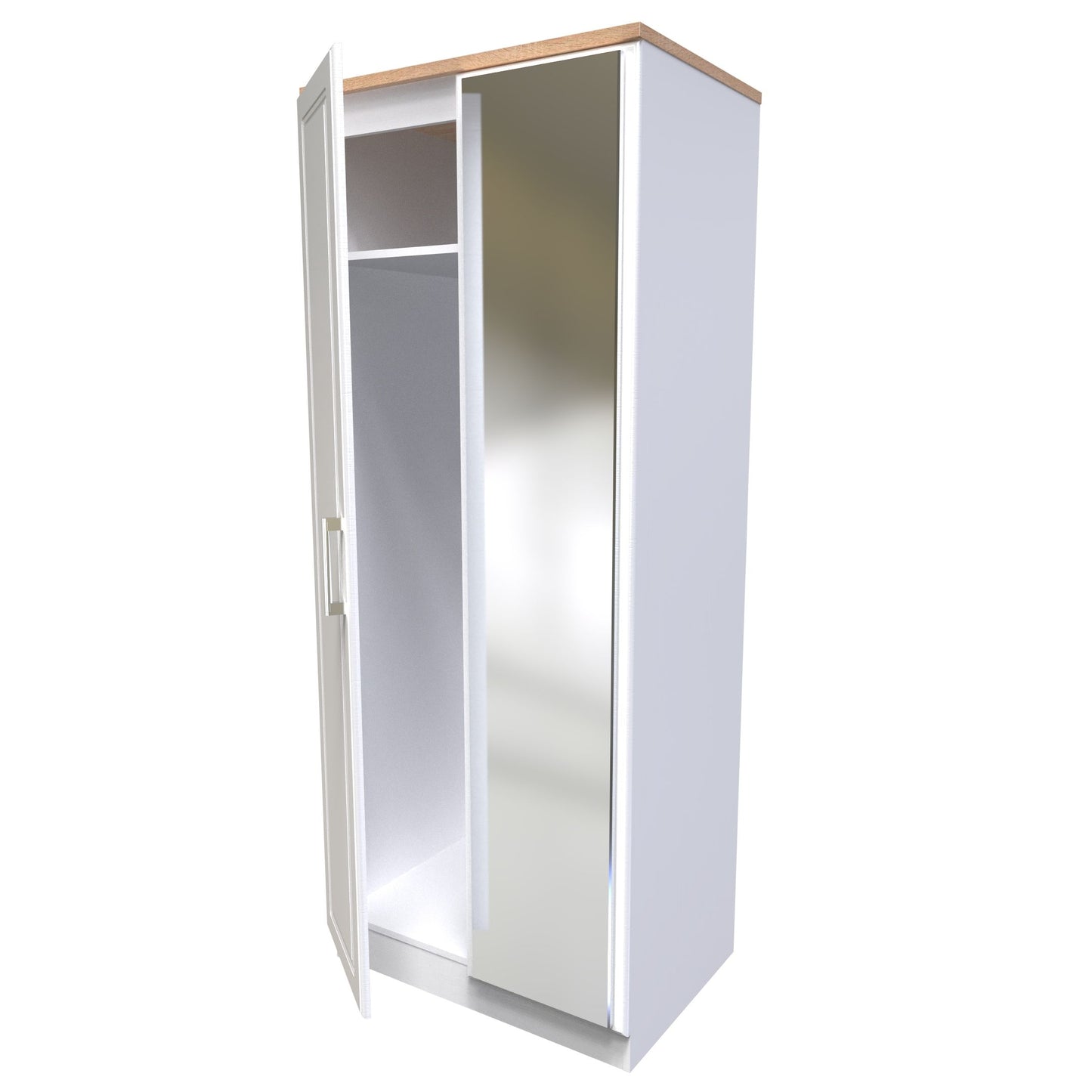 Kendal 2 Door Mirrored Wardrobe