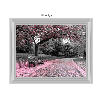 Bench -pink- Liquid art