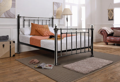 Silo Premier Bed frame -Black Nickel
