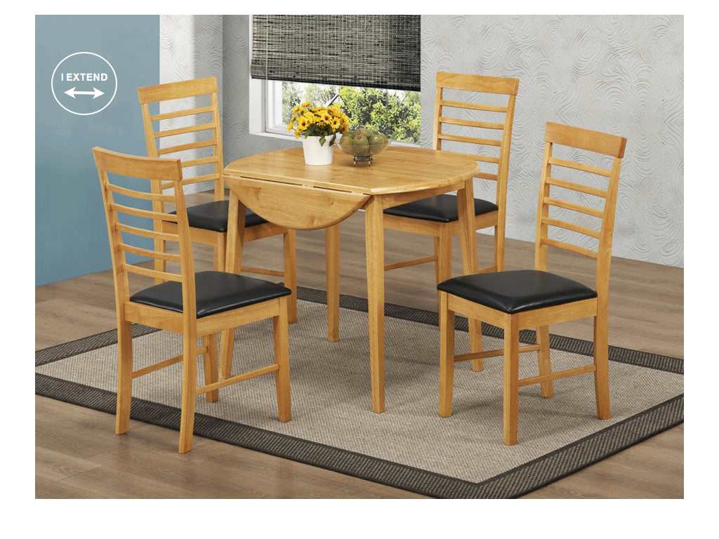 Holland round DropLeaf table & 4 chairs