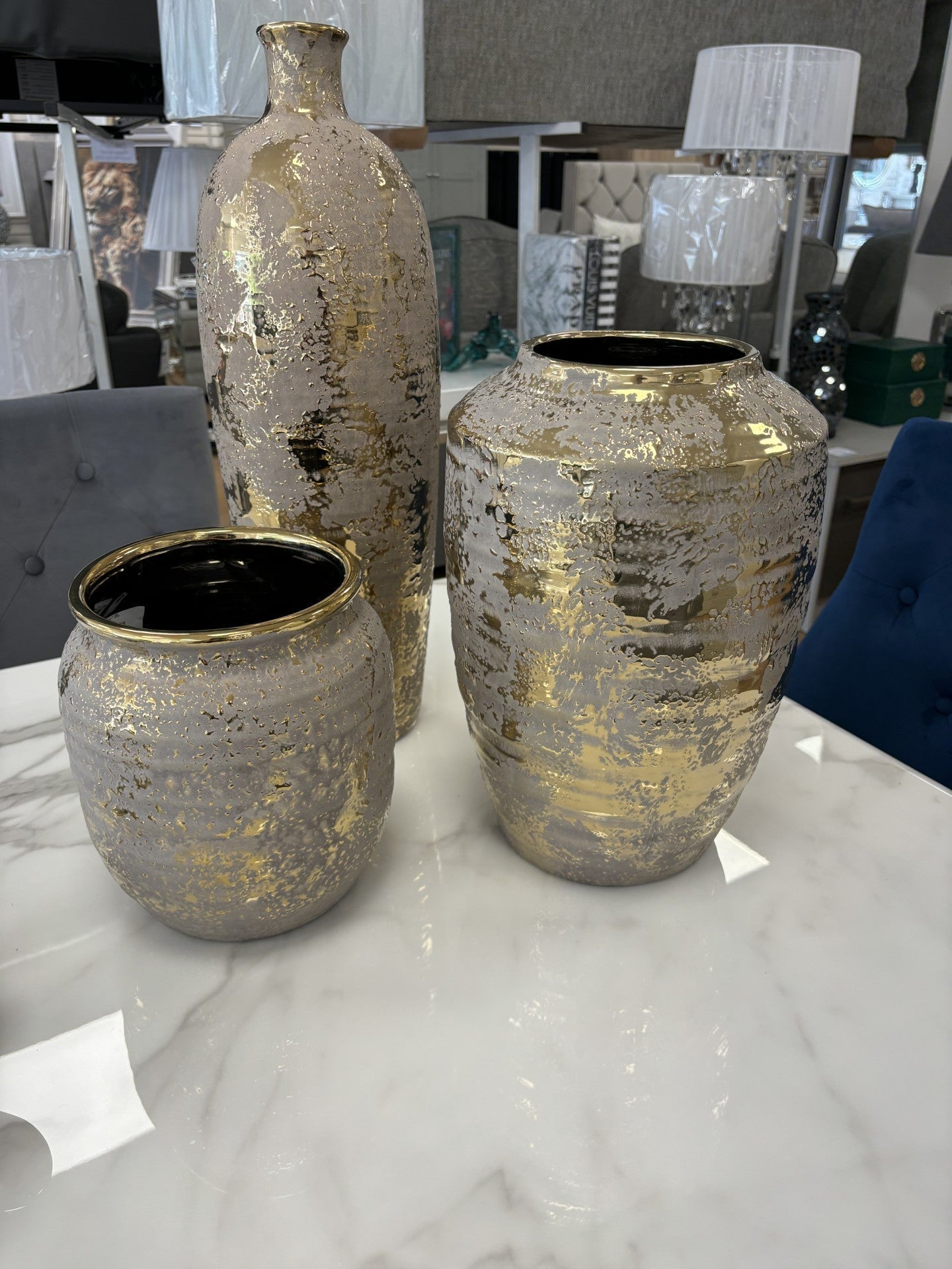 Gold fleck Vase 03